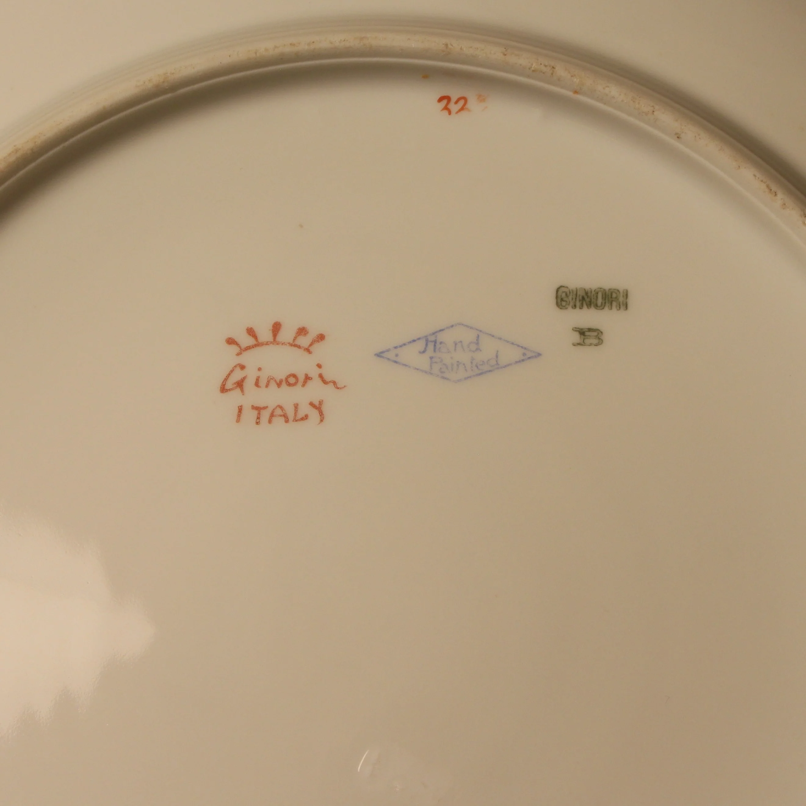 Hand Painted Italian China - Image 3